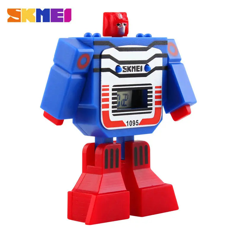 Reloj Transformer Robot - Juguete Retro Digital Infantil