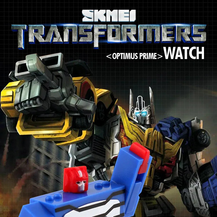 Reloj Transformer Robot - Juguete Retro Digital Infantil