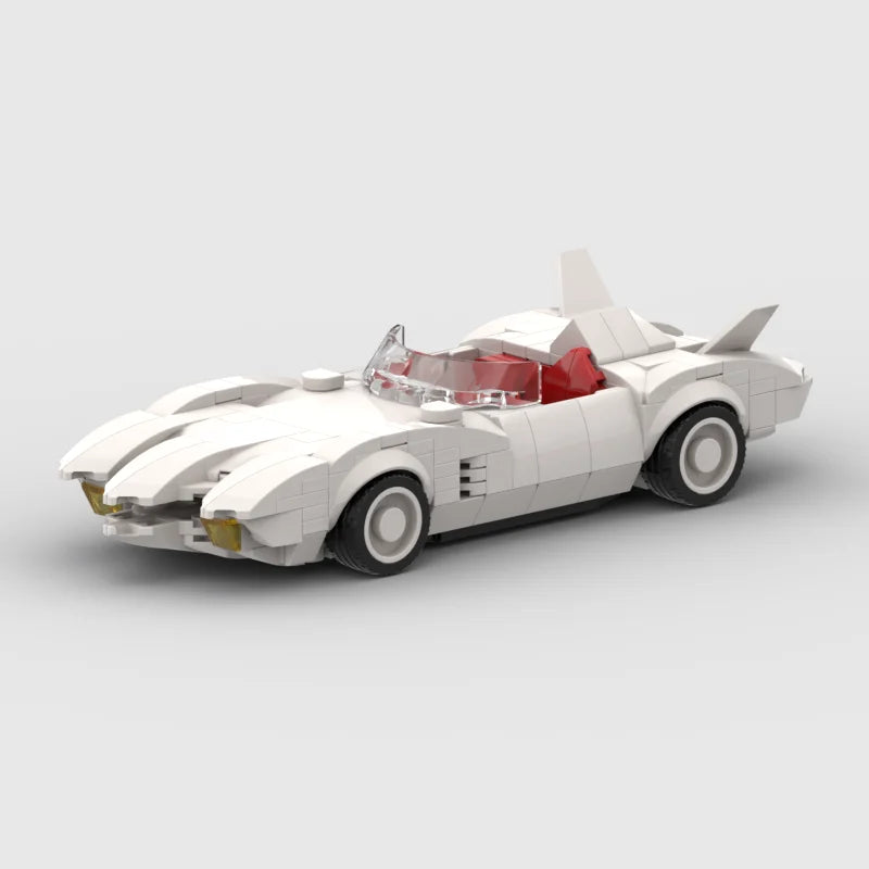 Auto de Carreras MOC 373 Piezas - Bloques de Construcción Retro