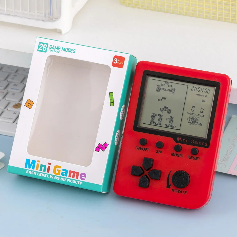Mini Tetris Retro Llavero - Consola de Bolsillo 26 Juegos