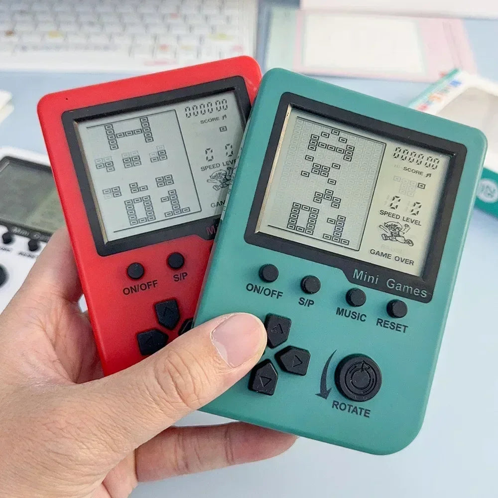 Mini Tetris Retro Llavero - Consola de Bolsillo 26 Juegos