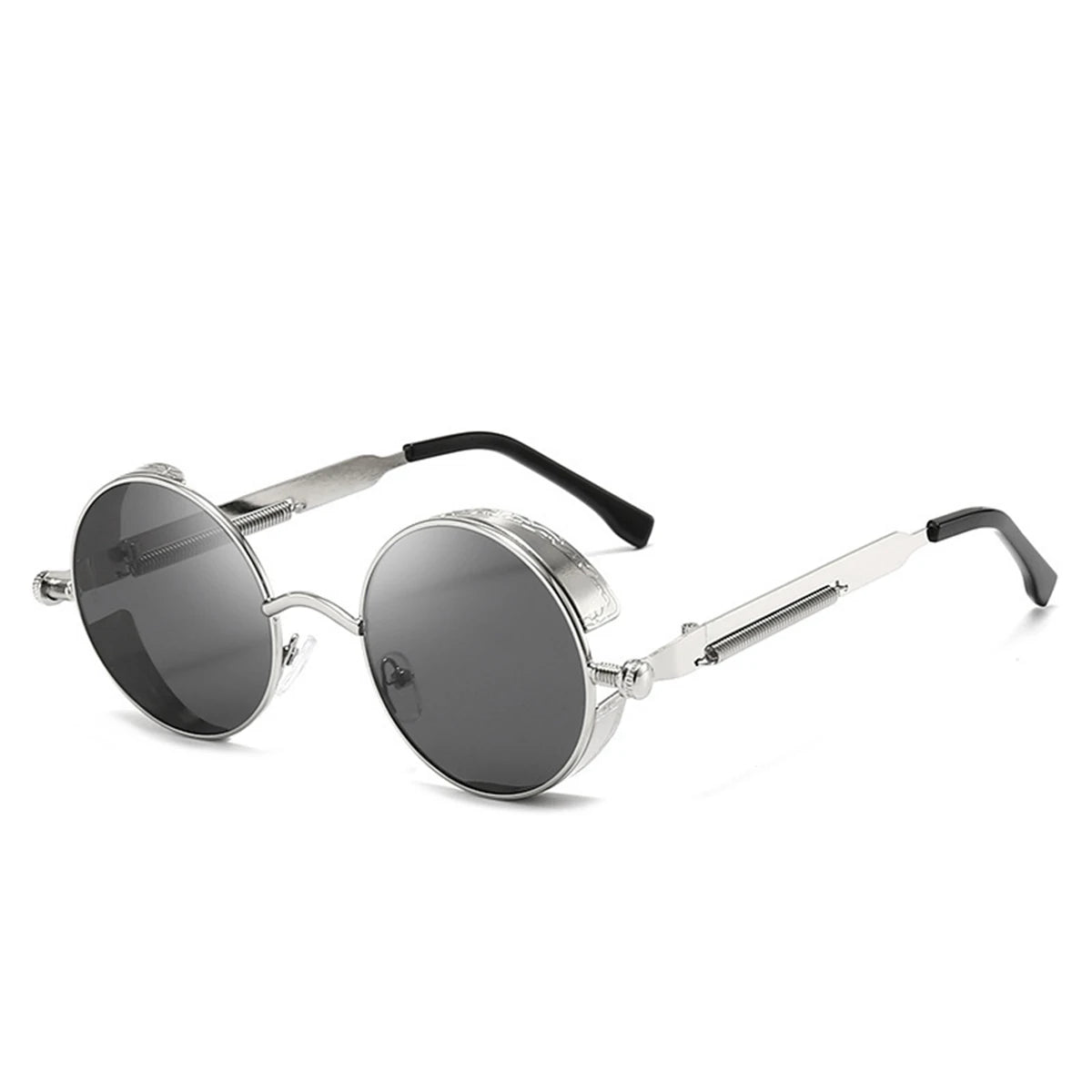 Gafas de Sol Retro Punk Redondas - Protección UV400 Estilo Vintage
