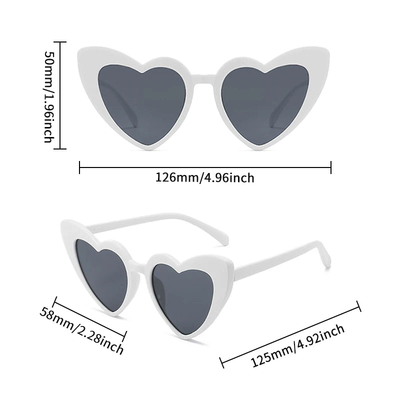 Gafas de Sol Infantiles Corazón Retro - UV400 para Niñas y Niños