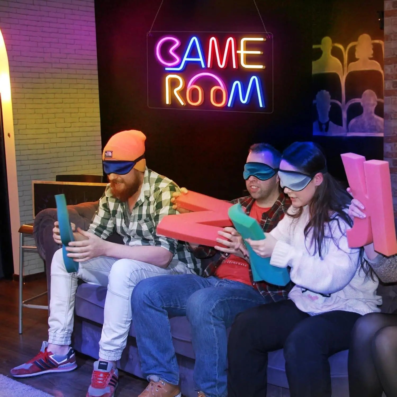Letrero LED Neón Game Room Retro - Decoración Arcade Gamer