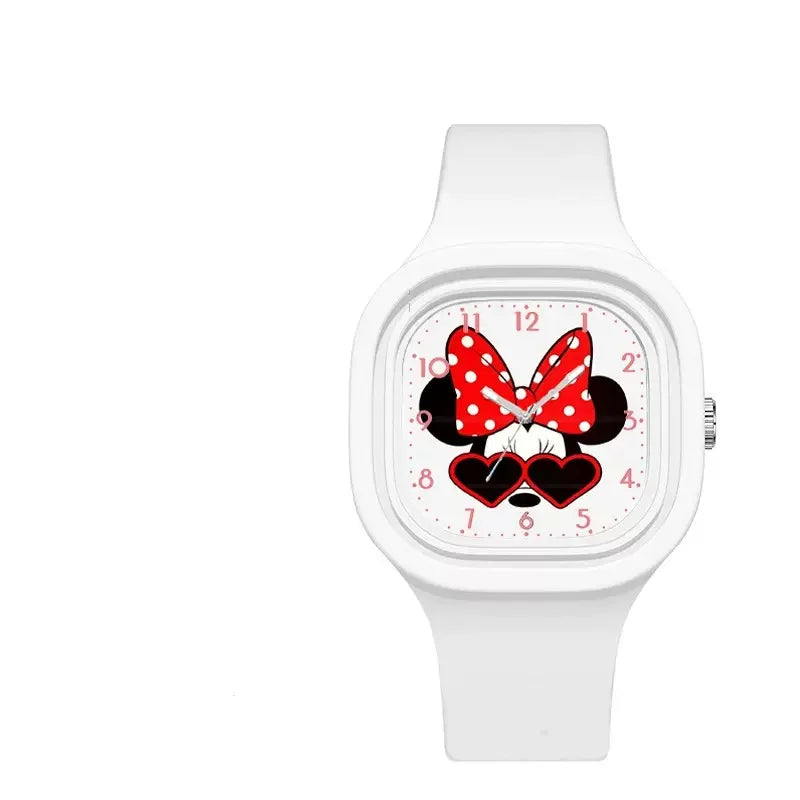 Reloj Infantil Mickey & Minnie - Reloj Retro Animado para Niños