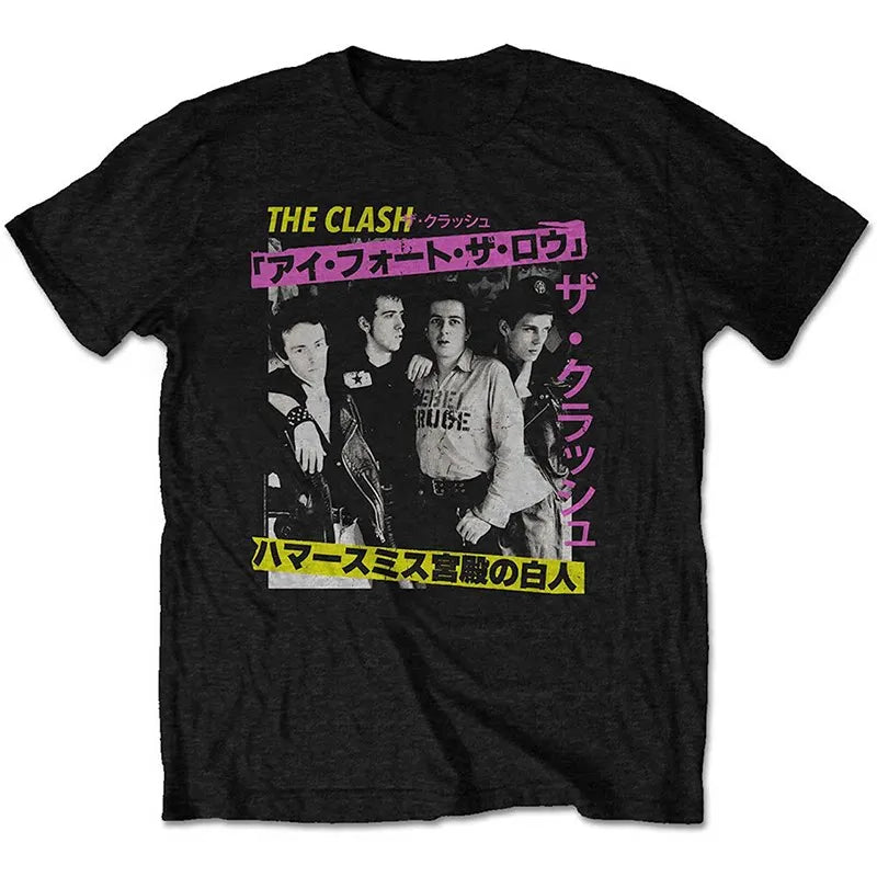 Camiseta The Clash - London Calling Rock Band Retro