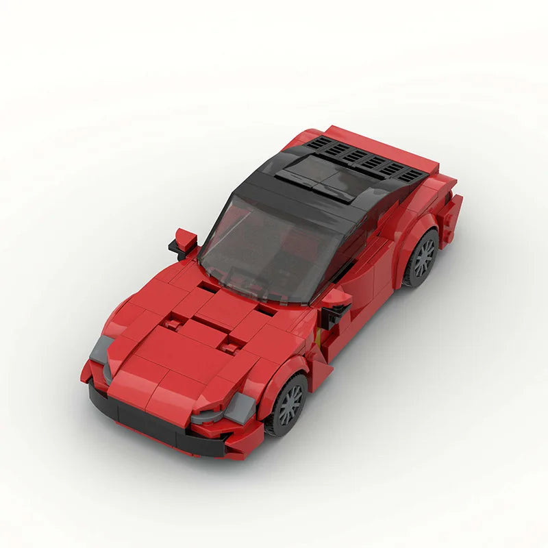 Auto Campeón MOC Rally - Bloques de Construcción Super Car Retro