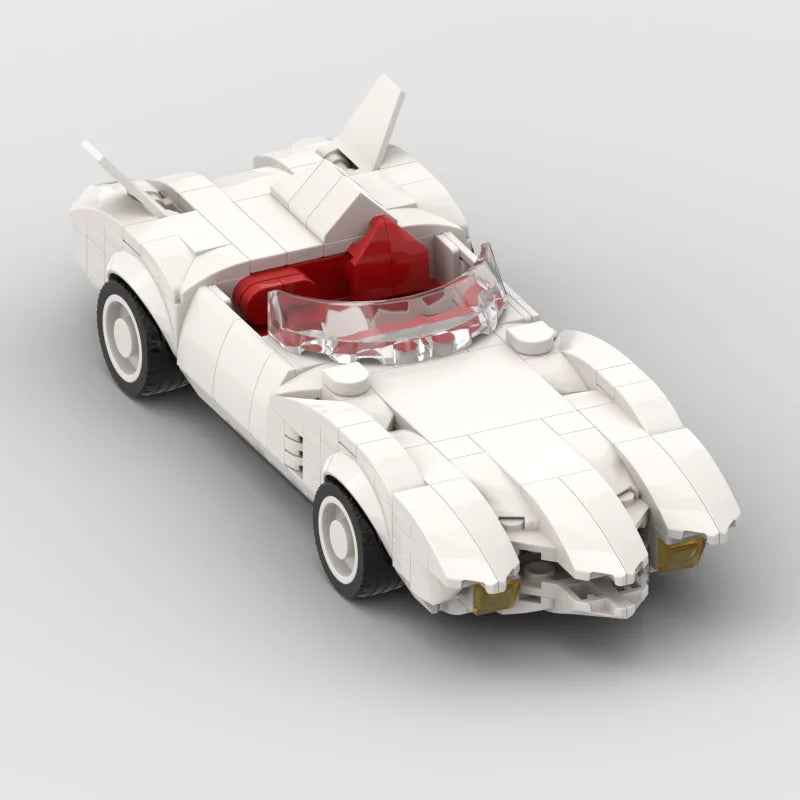 Auto de Carreras MOC 373 Piezas - Bloques de Construcción Retro