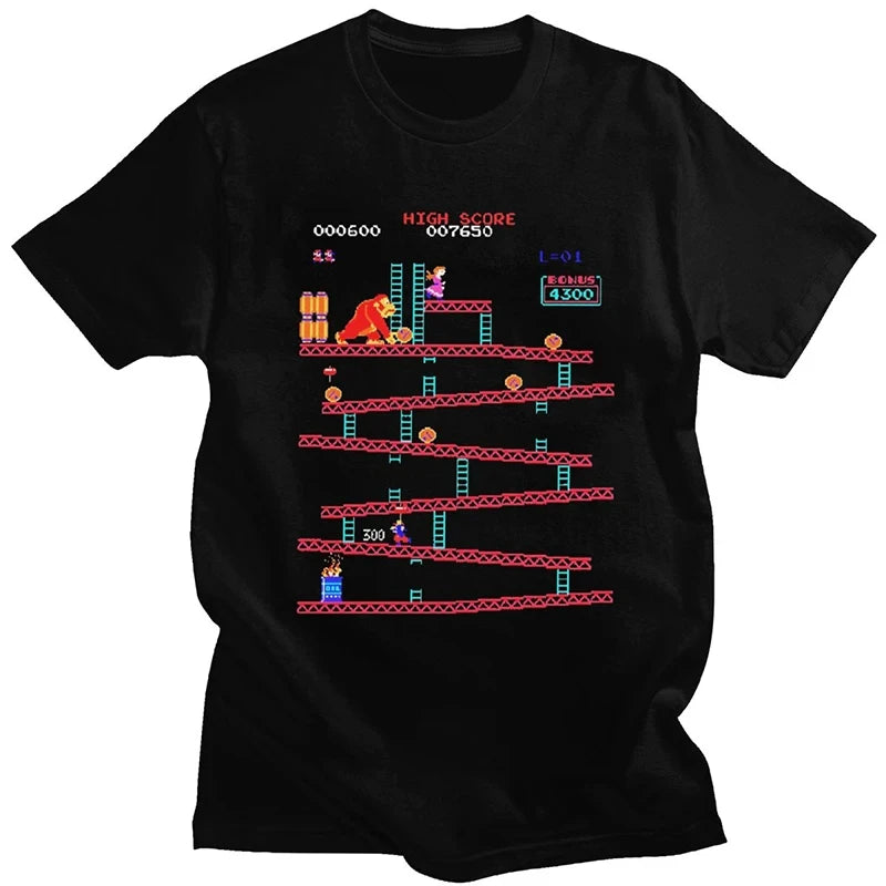 Camiseta Retro Donkey Kong - Arcade Clásico 80s