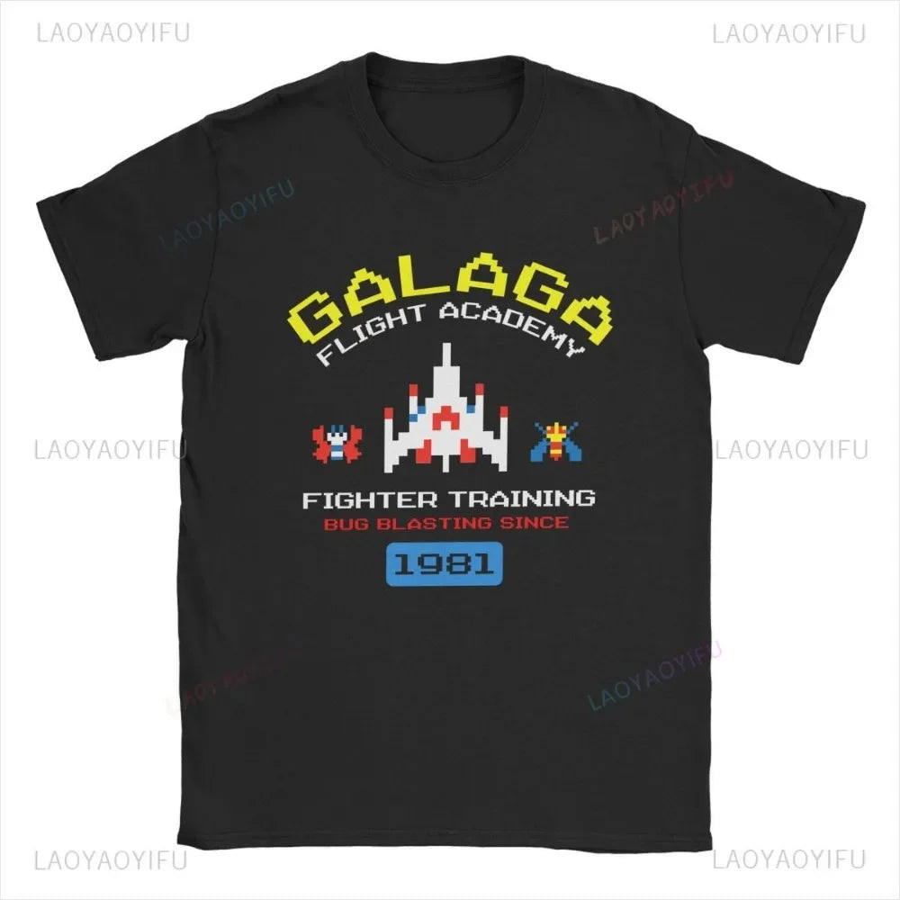 Camiseta Retro Galaga - Arcade Space Invaders 80s