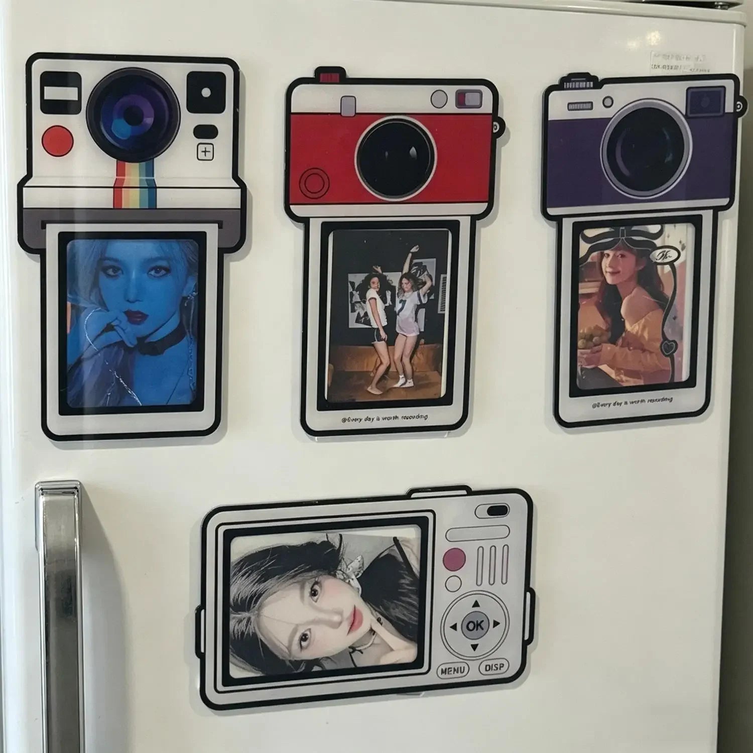 Imán Retro Cámara Instantánea - Decoración Vintage para Nevera