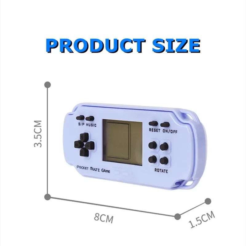 Mini Consola Retro Llavero - 26 Juegos Clásicos Portátil