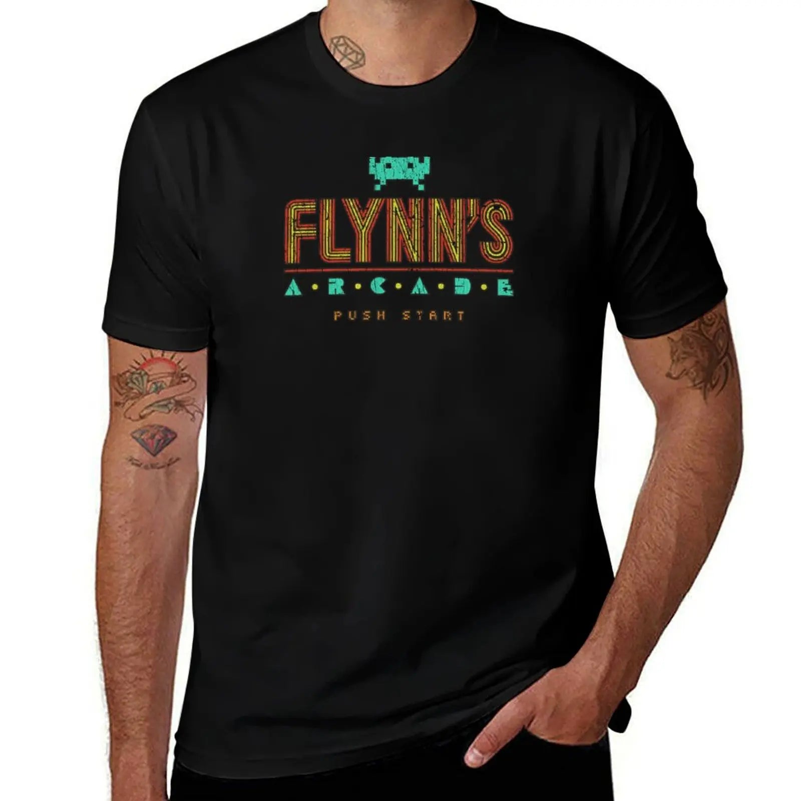 Camiseta Flynn's Arcade 1982 - TRON Retro Algodón Suave