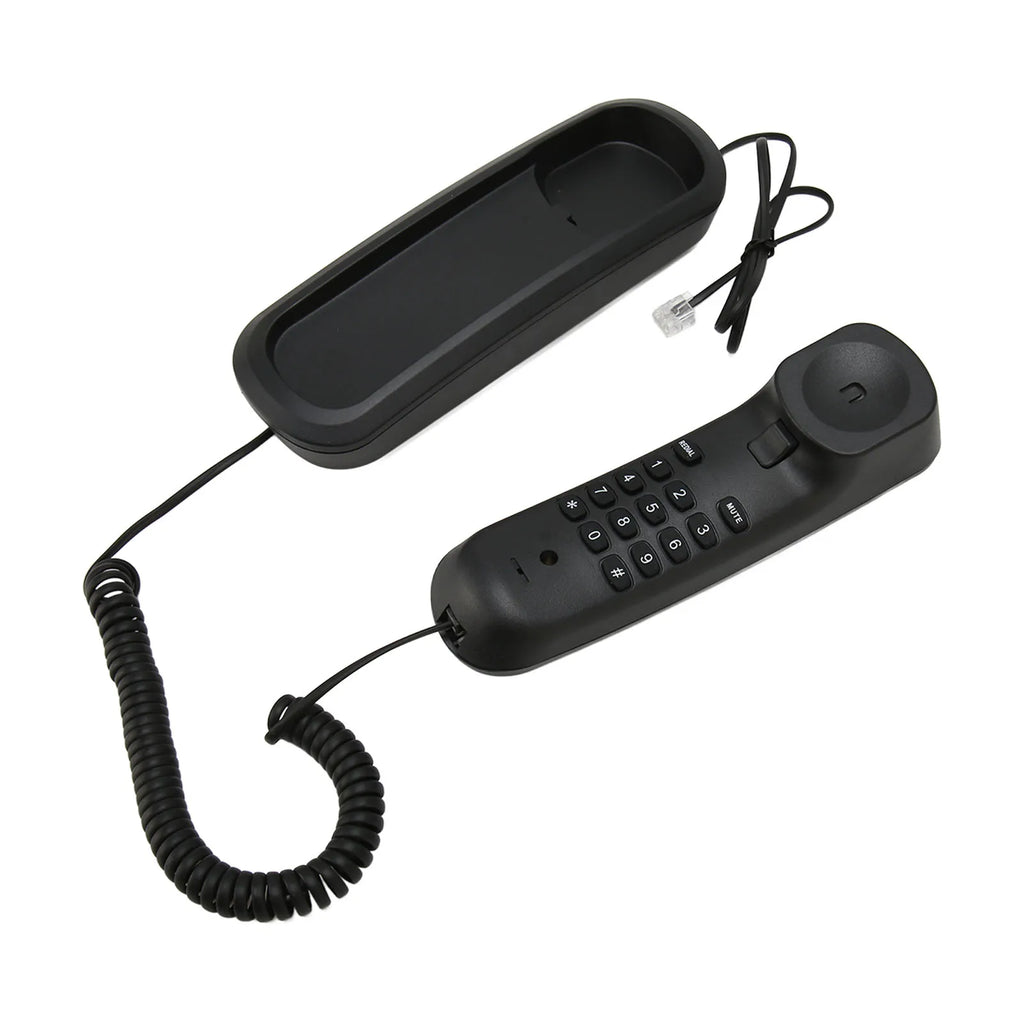 Retro Silent Redial Corded Landline Phone, Suitable for Homes, Hotels, Schools, and Offices