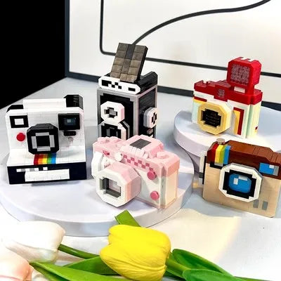 Cámara Retro DSLR - Bloques de Construcción Vintage