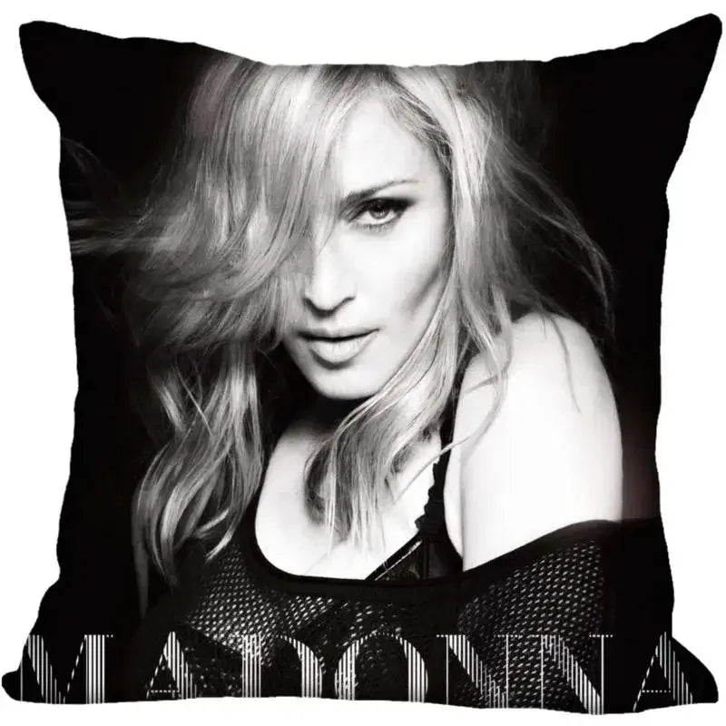 Funda de Almohada Decorativa Madonna - Pop Star Retro 80s
