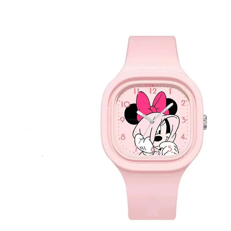 Reloj Infantil Mickey & Minnie - Reloj Retro Animado para Niños