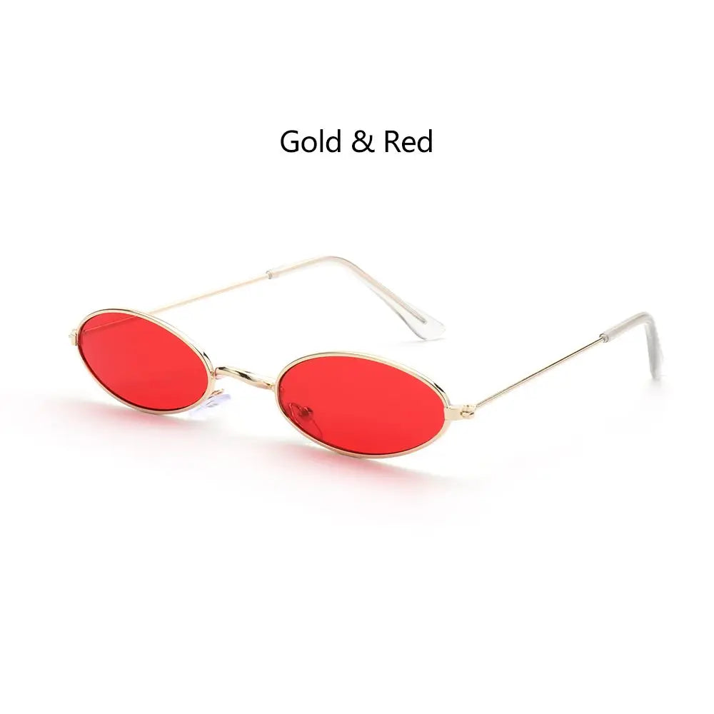 Gafas de Sol Ovaladas Retro - Marco Pequeño Metal Vintage