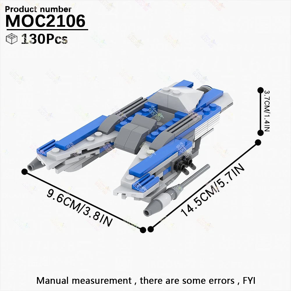 Naves y Robots Star Wars MOC - Bloques de Construccion Retro