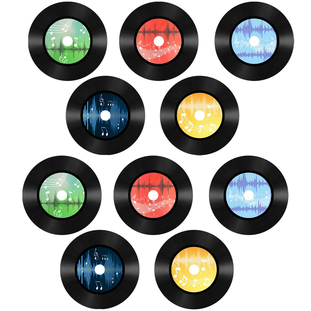 Sticker Vinilo Retro - Decoración Musical para Pared