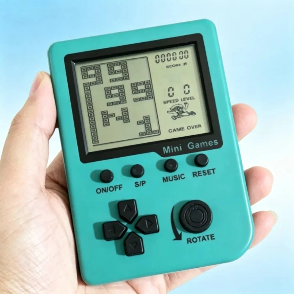Mini Tetris Retro Llavero - Consola de Bolsillo 26 Juegos