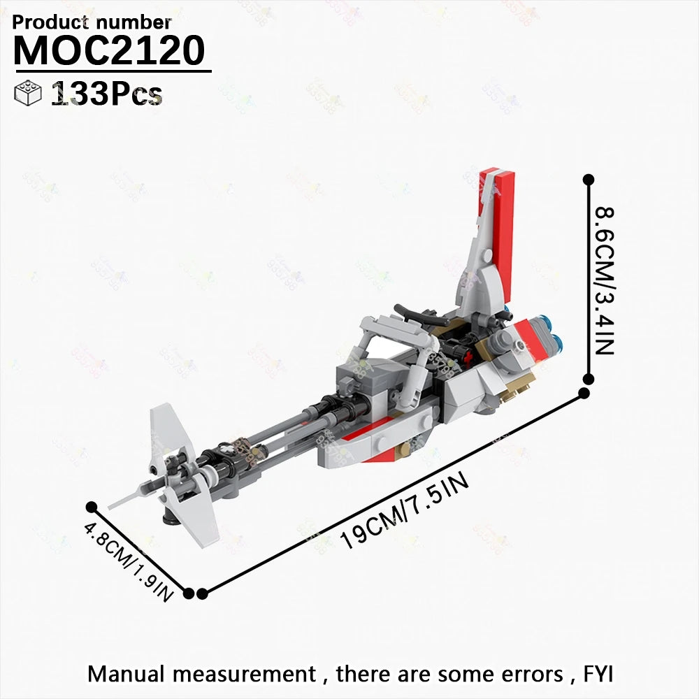 Naves y Robots Star Wars MOC - Bloques de Construccion Retro
