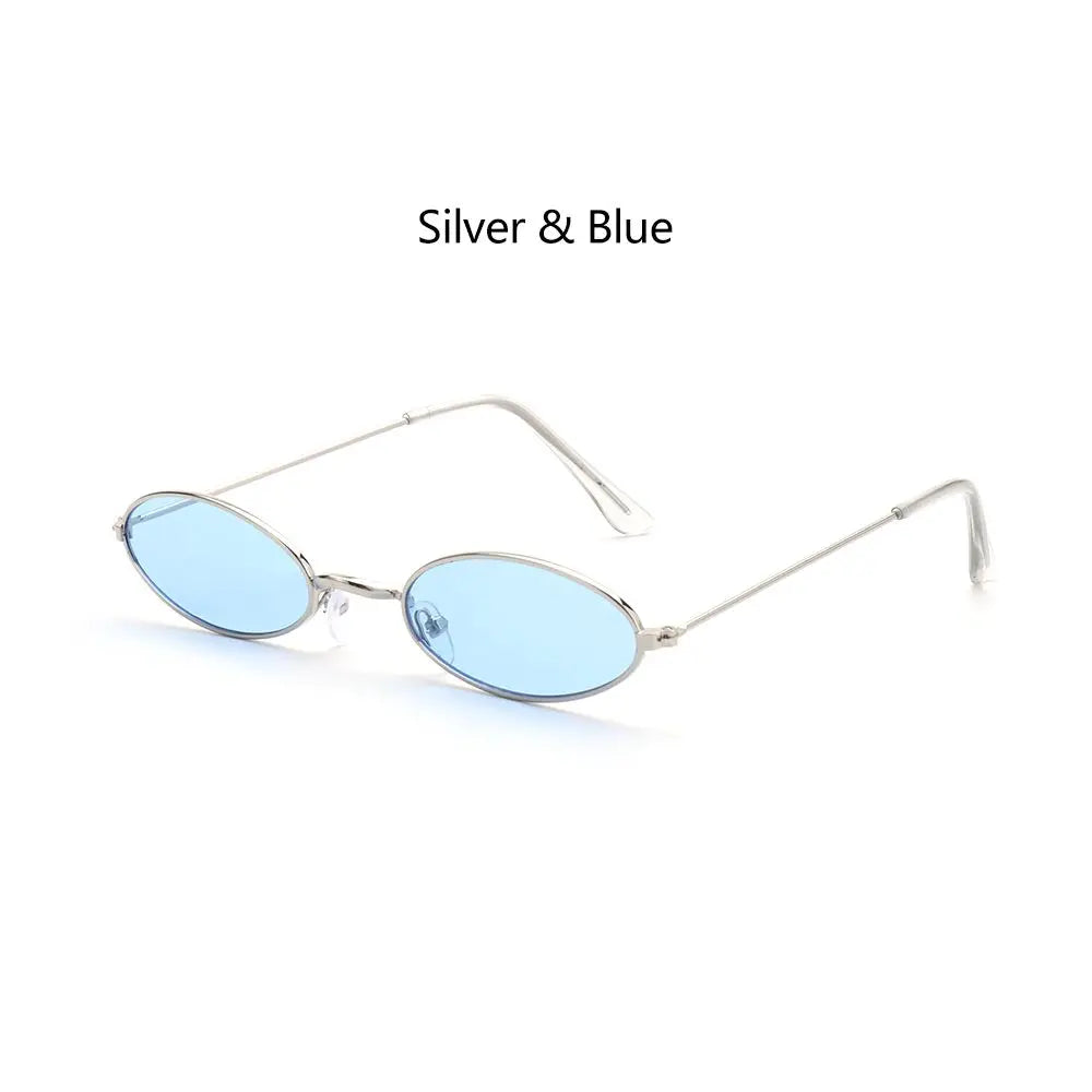 Gafas de Sol Ovaladas Retro - Marco Pequeño Metal Vintage