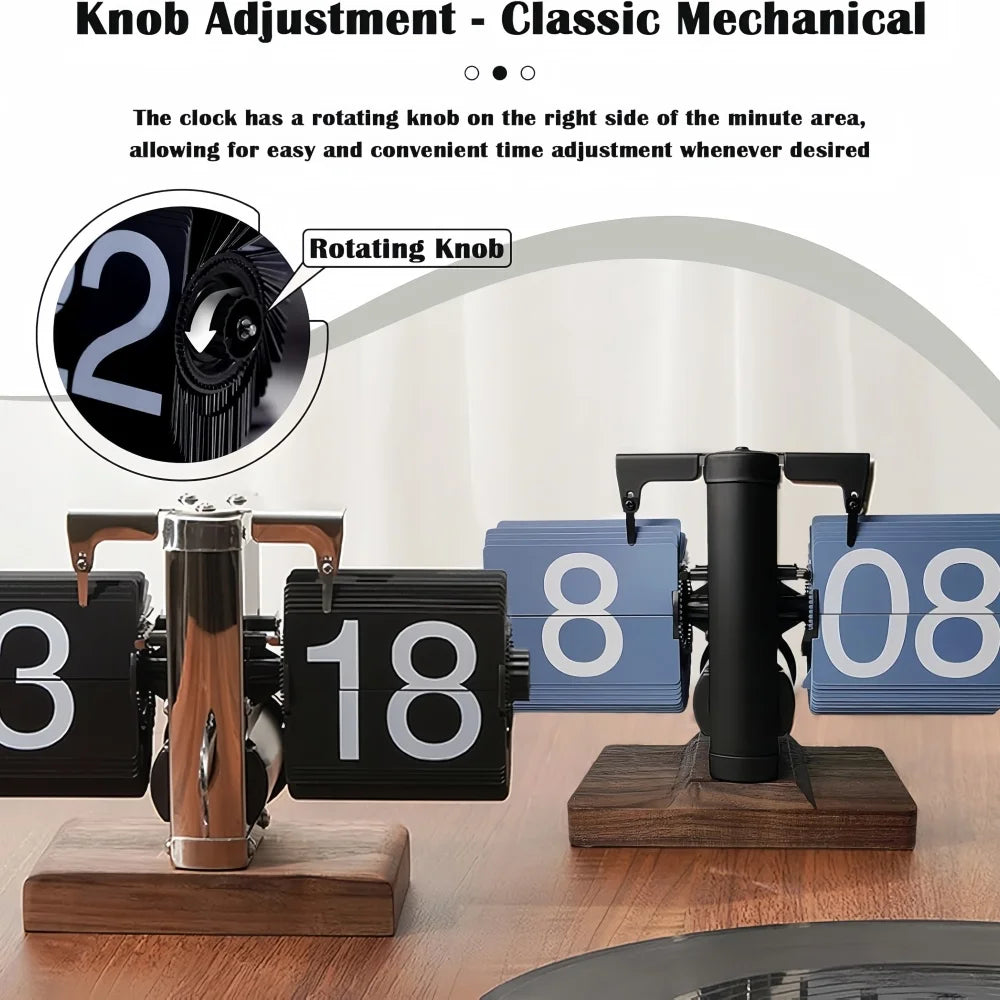 Reloj de Aleta Vintage - Flip Clock Retro