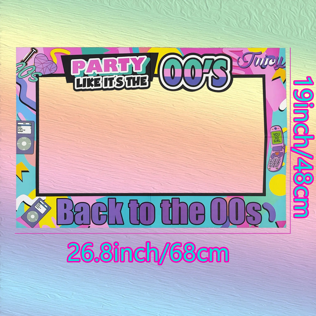 LaVenty Back to 80s90s00s Photo Booth Frame 80s Photo Booth Props Back to 80s Decorations 80s Party 1980s Party Photo Booth
