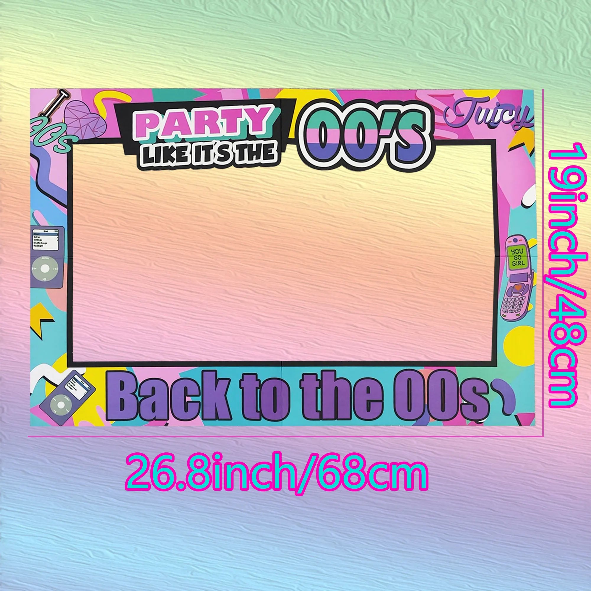 LaVenty Back to 80s90s00s Photo Booth Frame 80s Photo Booth Props Back to 80s Decorations 80s Party 1980s Party Photo Booth