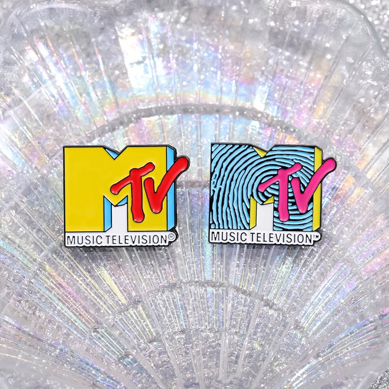 Pin Esmaltado MTV Retro Hip Hop - Broche Vintage Coleccionable