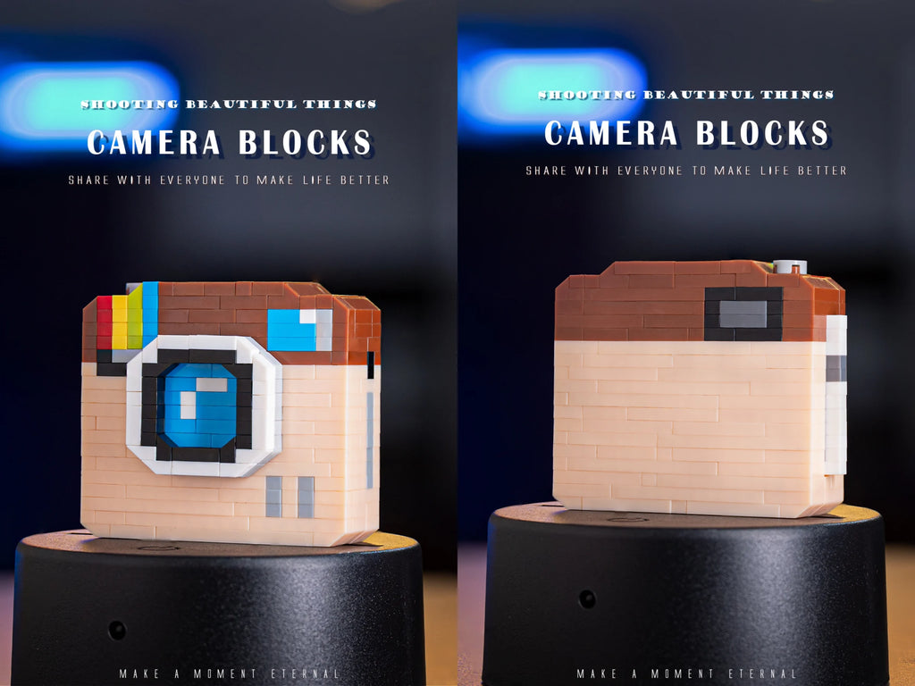 Cámara Retro DSLR - Bloques de Construcción Vintage
