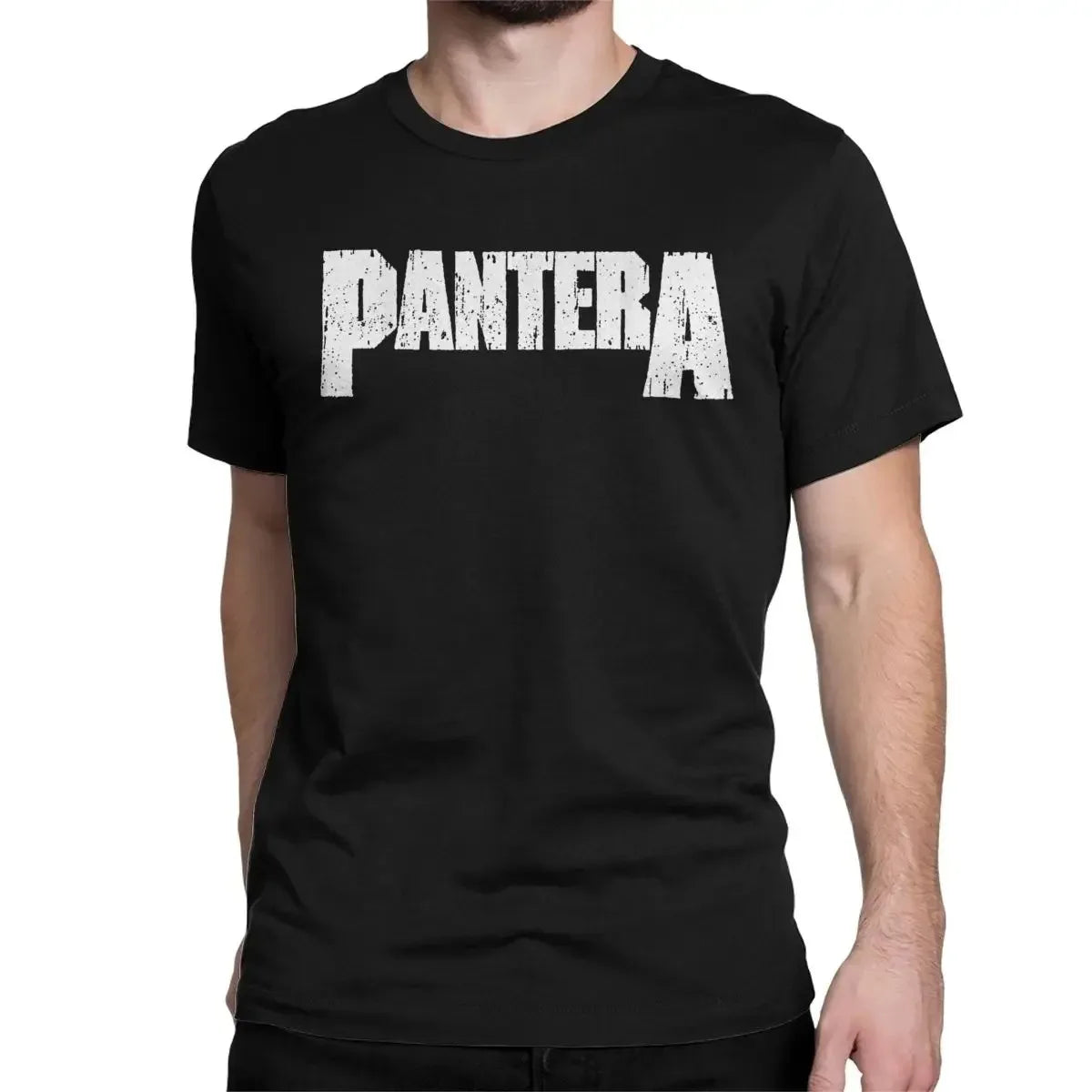 Camiseta Pantera Póster - Heavy Metal Band Oversize Algodón