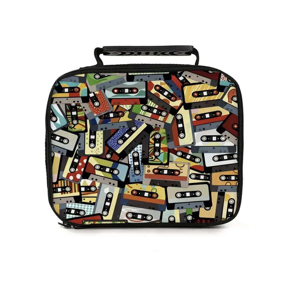 Lonchera Retro Cassette - Bolsa Térmica Diseño Vintage 2D