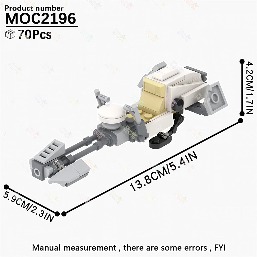 Naves y Robots Star Wars MOC - Bloques de Construccion Retro