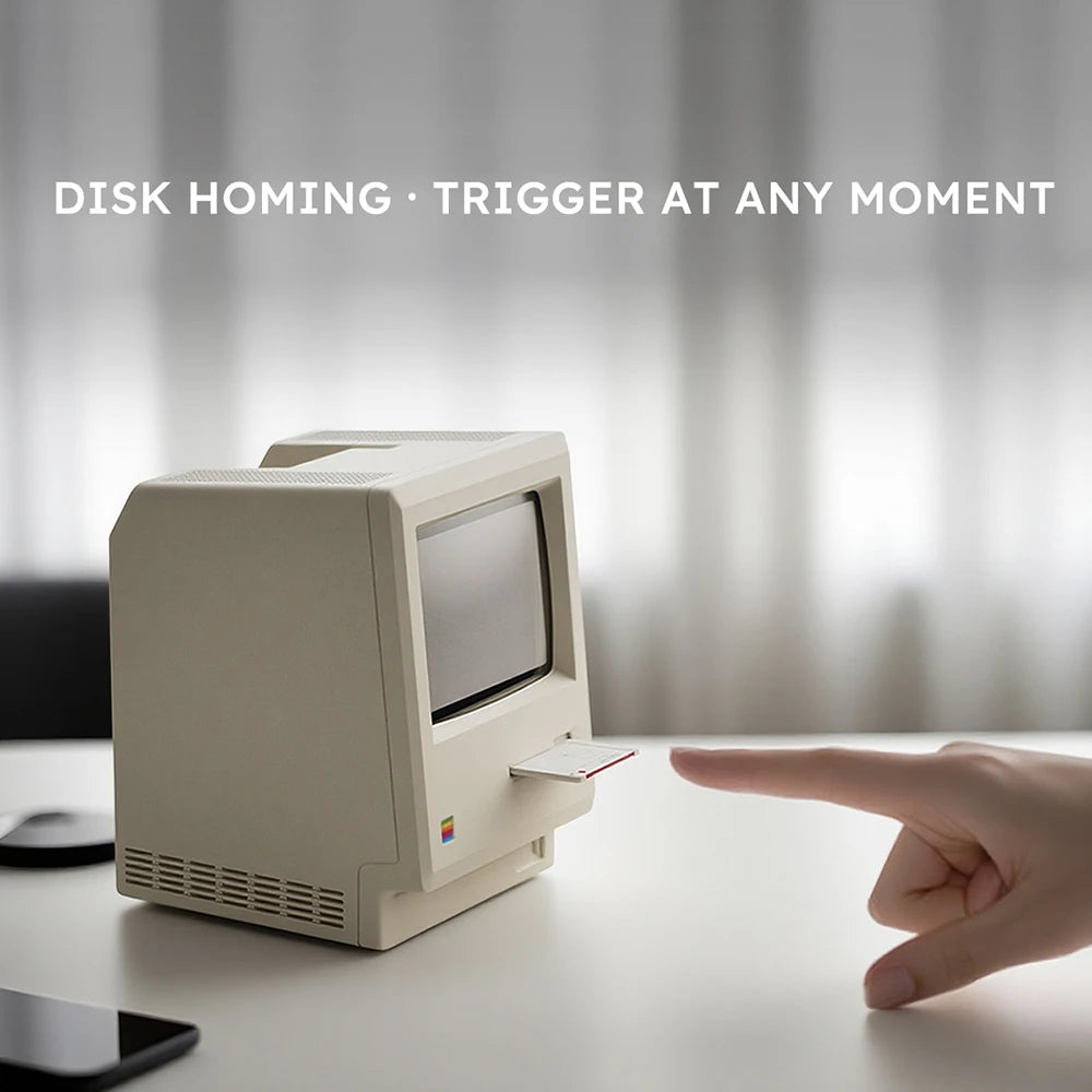 Reloj Alarma Retro Macintosh - Decoración de Escritorio