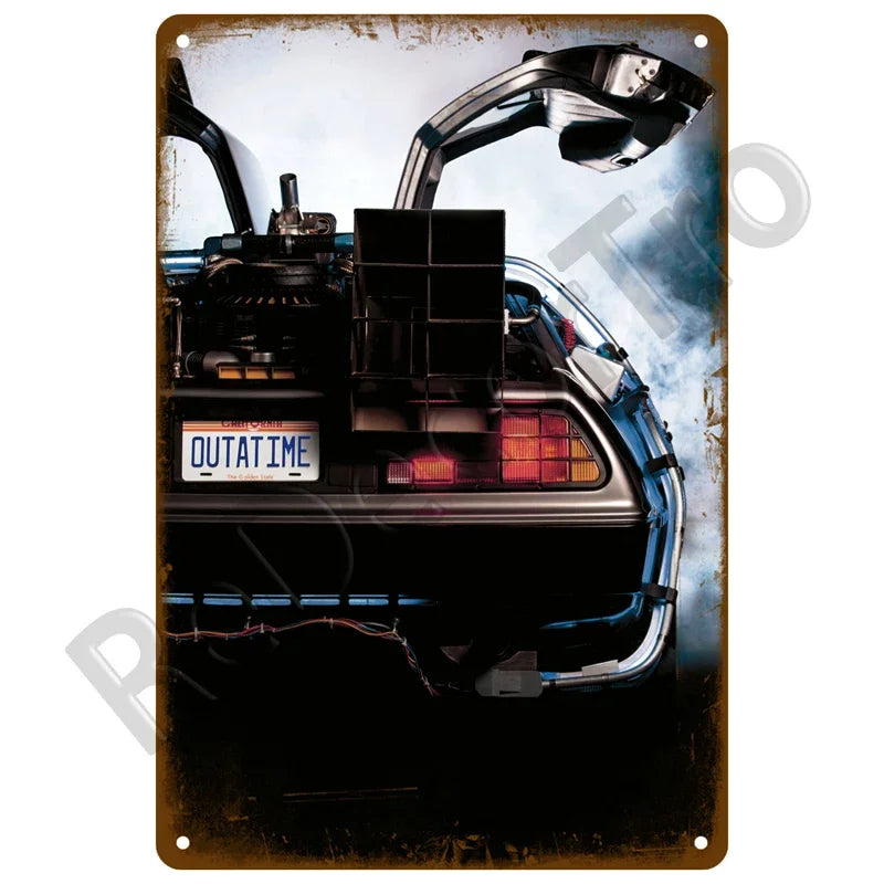 Letrero Metálico Vintage - Póster Retro de Películas Clásicas