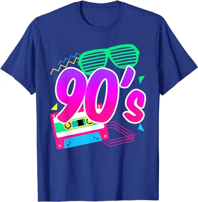 1990's 90s T-Shirt I Heart The Nineties Shirts Retro Style Cute Graphic Outfits Saying Tee Y2k Tops Aunt Mama Birthday Gifts