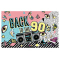 80S 90s Background Decoration Back To The 90s Backdrop Radio Skateboard Graffiti Birthday Party Background Photography Props