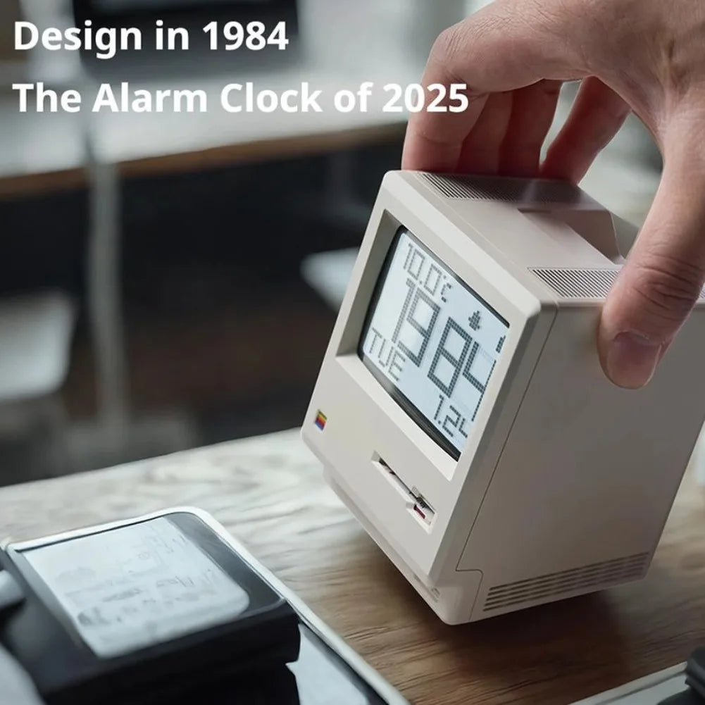 Reloj Retro Maclock - Alarma Digital Estilo Vintage