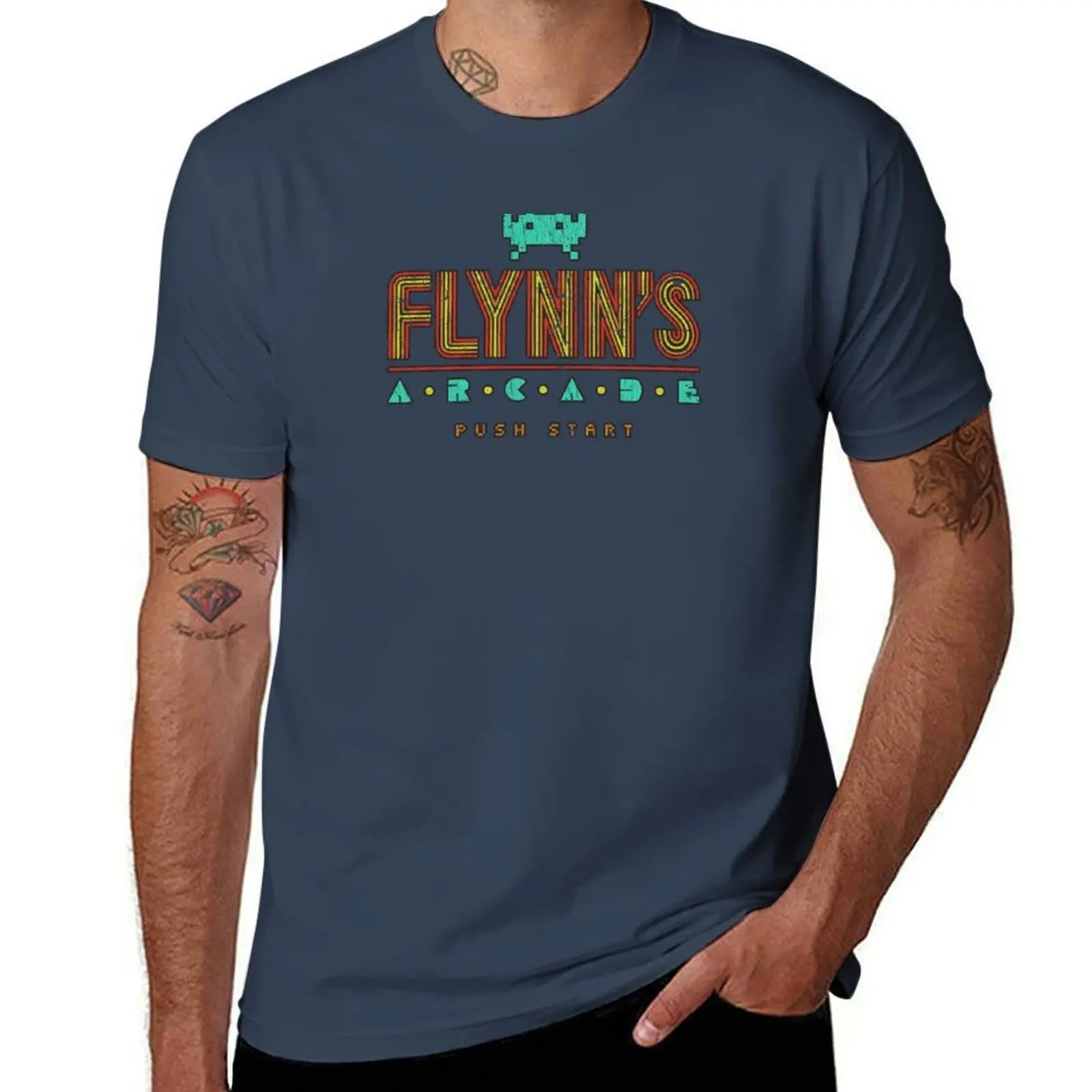 Camiseta Flynn's Arcade 1982 - TRON Retro Algodón Suave
