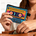 Monedero Retro Cassette - Billetera Vintage Unisex