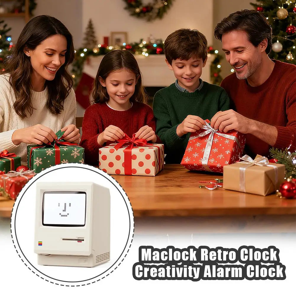 Reloj Retro Maclock - Alarma Digital Estilo Vintage