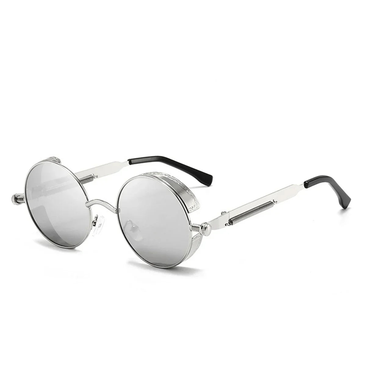 Gafas de Sol Retro Punk Redondas - Protección UV400 Estilo Vintage