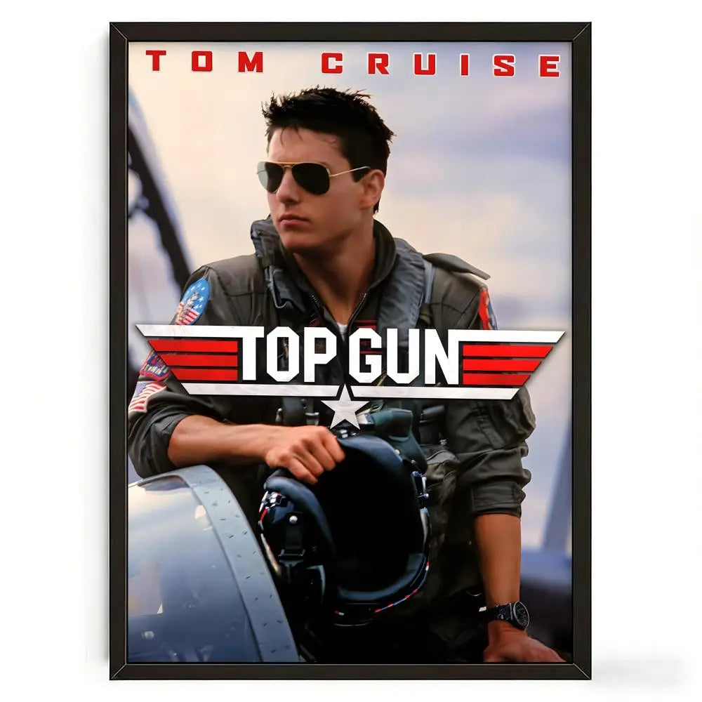 Poster Top Gun Pelicula Retro - Arte Decorativo para Pared