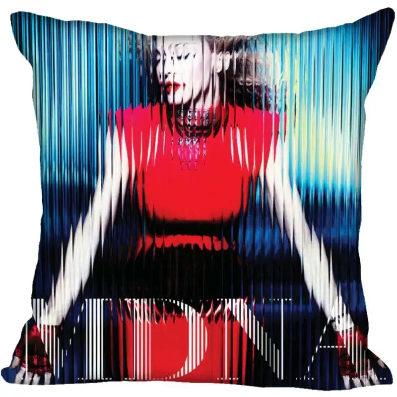 Funda de Almohada Decorativa Madonna - Pop Star Retro 80s