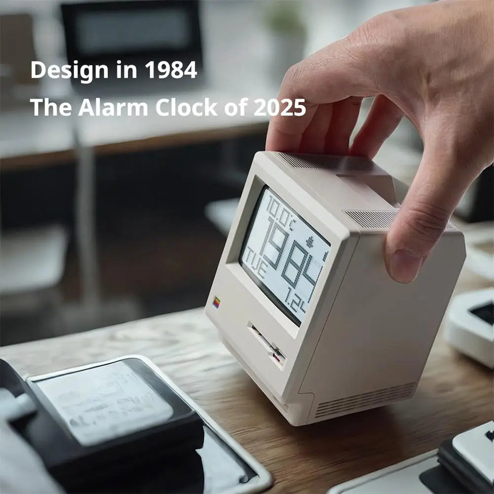 Reloj Retro Maclock - Alarma Digital Estilo Vintage