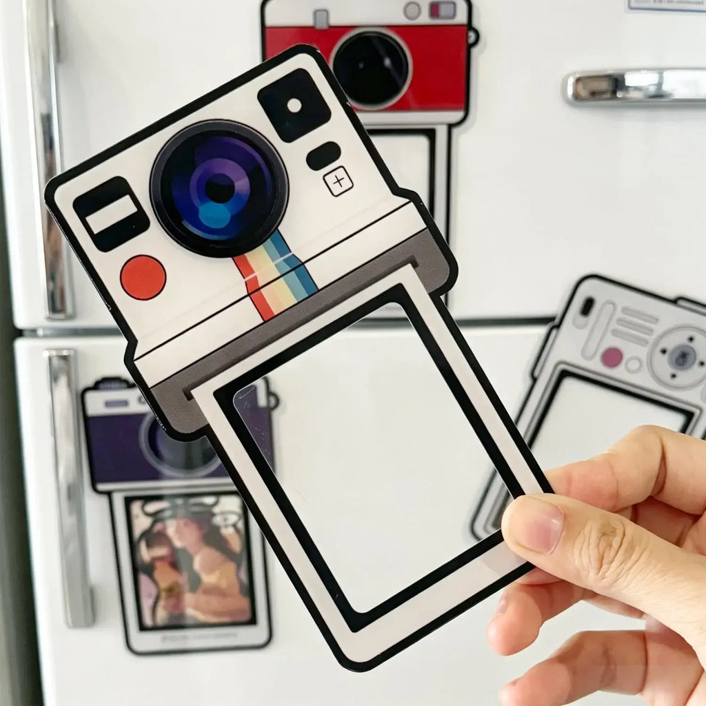 Imán Retro Cámara Instantánea - Decoración Vintage para Nevera