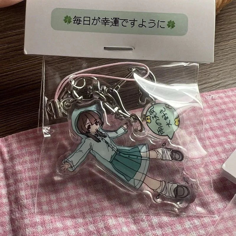 New Y2k Singer Girl Figurine Key Chain Project Anime Peripherals Cute Cartoon Originality Delicate Schoolbag Pendant Cute Gift