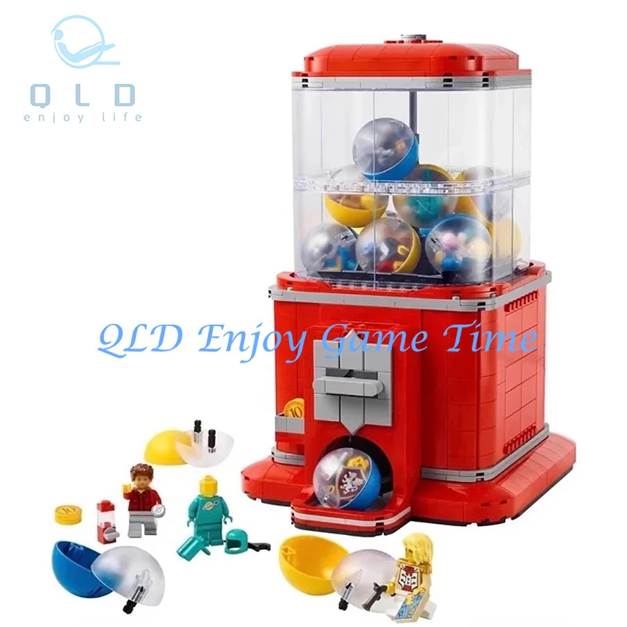 Bloques de Construcción Máquina Expendedora Retro - Tipo LEGO Arcade
